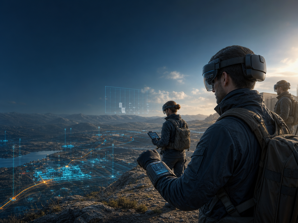 Field operator using a handheld device with spatial context